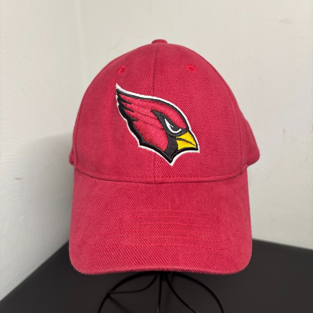 Arizona Cardinals Reebok Hat Red Cap NFL Team Apparel Adult OSFM Hook and‎ Loop